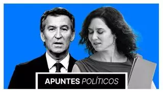 Ayuso y Feijóo, de campaña (por separado)