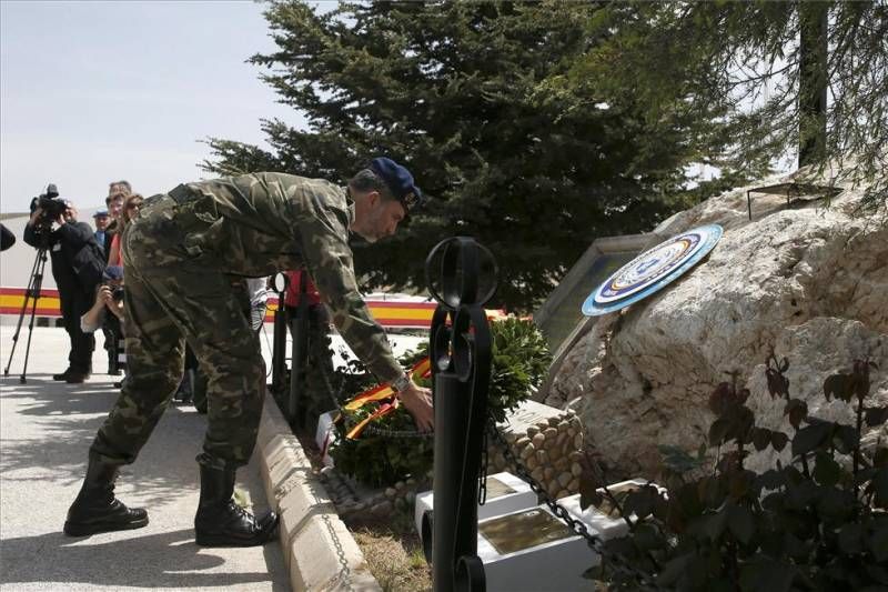 FOTOGALERÍA / Visita del Rey a la base de la Brigada de Cerro Muriano en Líbano