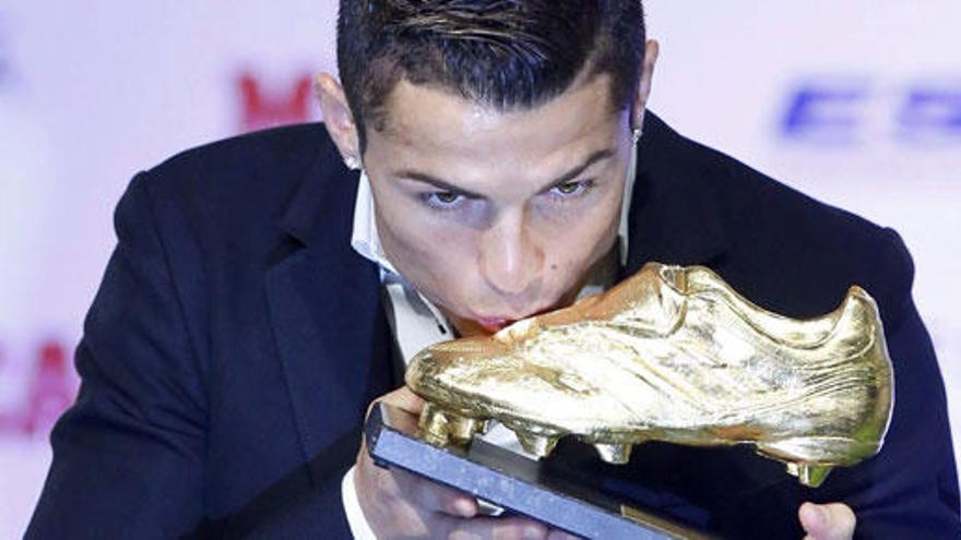 Cristiano recibe su tercera &#039;Bota de Oro&#039;.