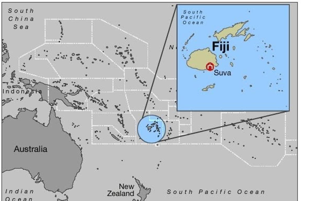 Islas Fiyi, en el Pacífico Sur
