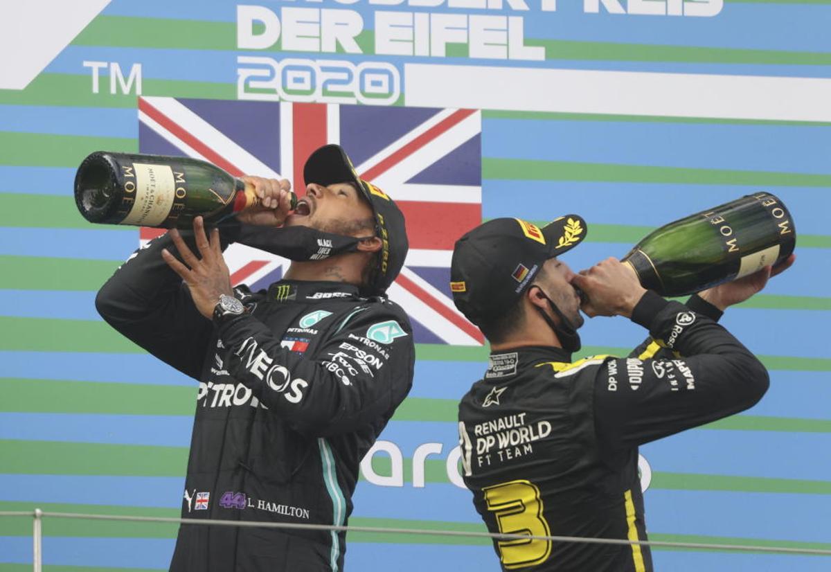 Fórmula 1: Hamilton gana el GP de Eifel