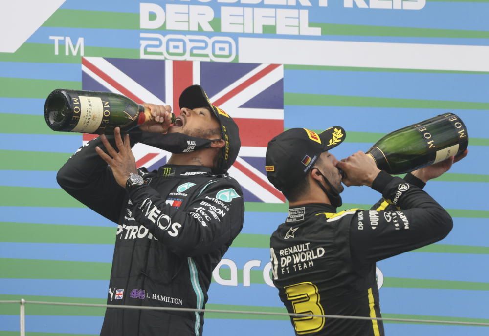 Fórmula 1: Hamilton gana el GP de Eifel