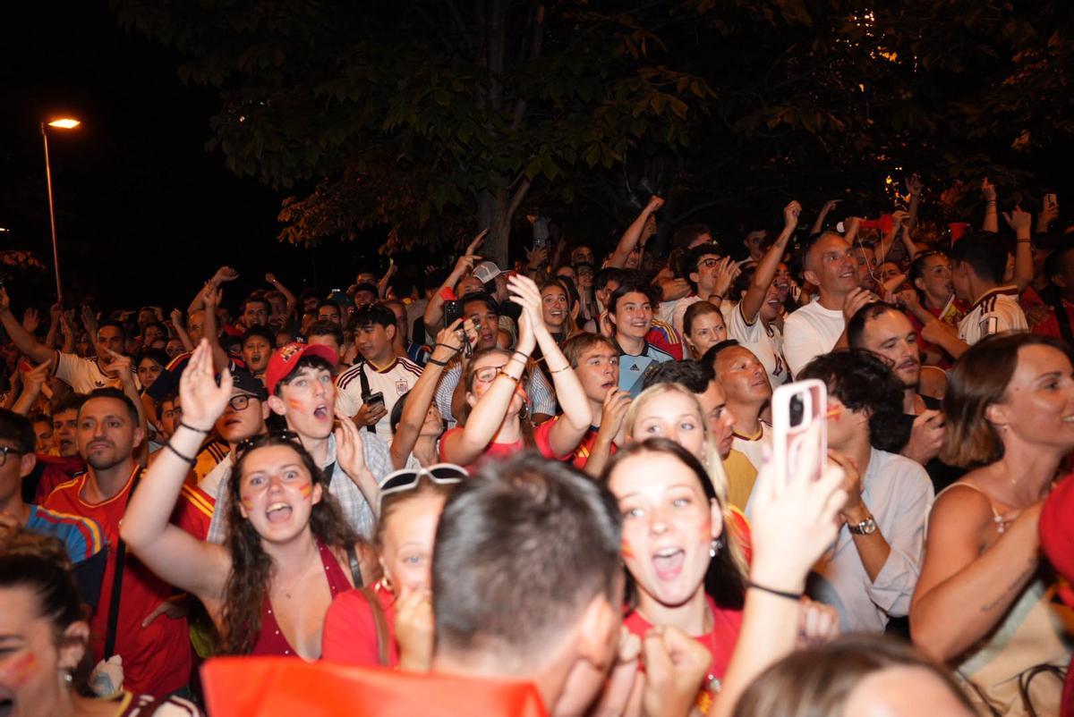 La celebración en Madrid del segundo Mundial ganado por España, en imágenes La celebración en Madrid del segundo Mundial ganado por España, en imágenes