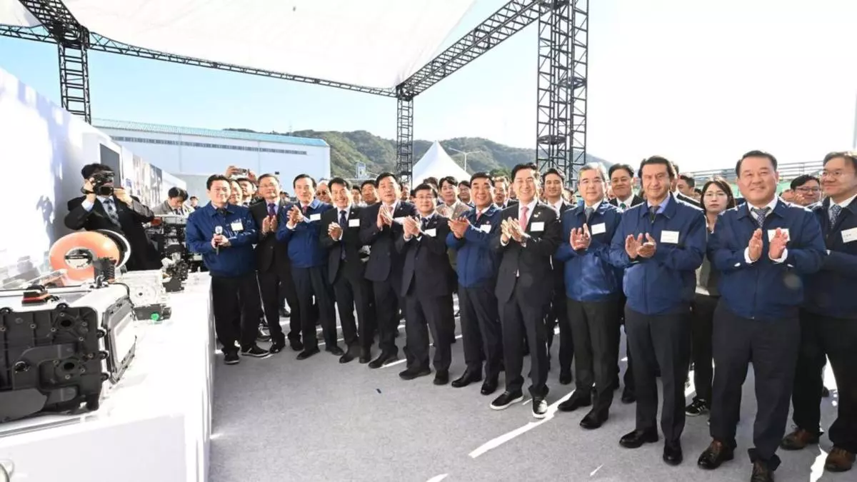 Hyundai pone la primera piedra para levantar su nueva fábrica de pilas de hidrógeno