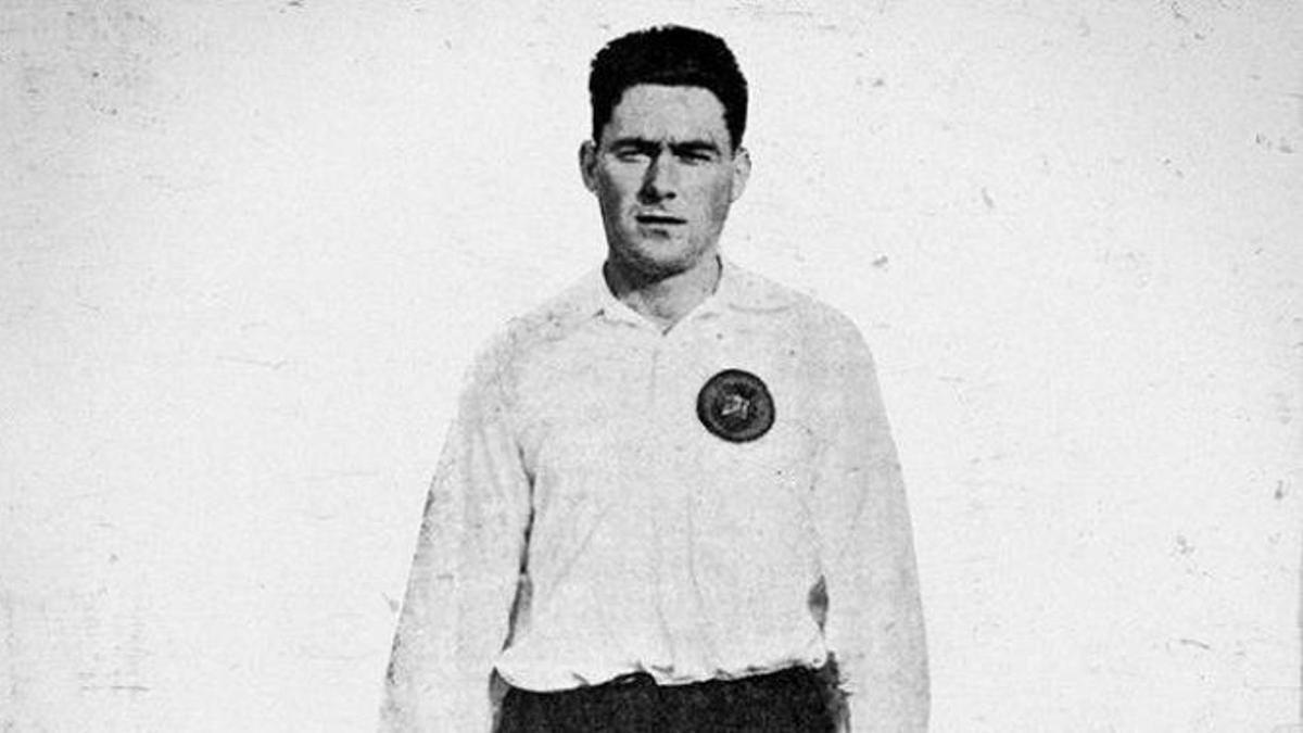 El futbolista Patricio Escobal, autor de ’Las sacas’.