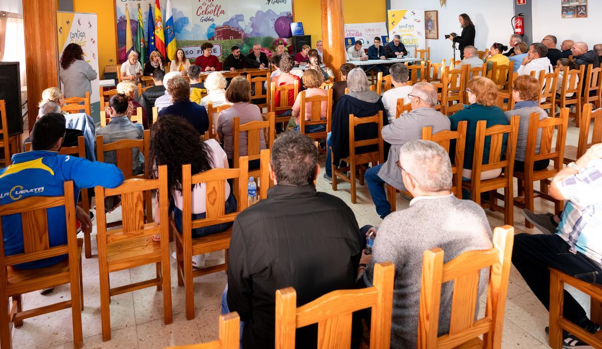 Asamblea de los vecinos de Piso Firme.