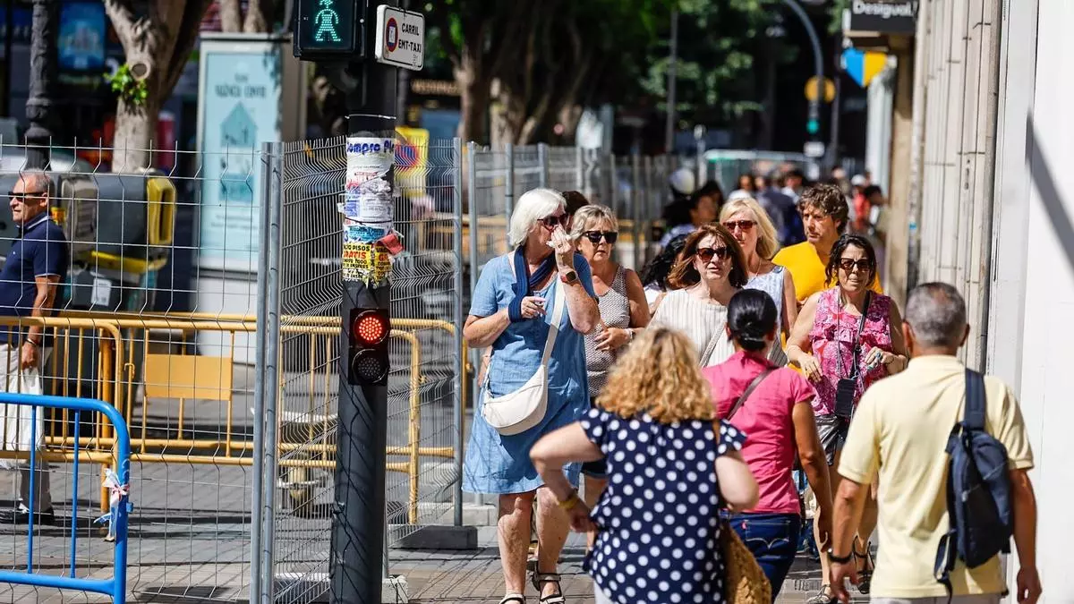 Arrancan las obras en la calle Colón de València