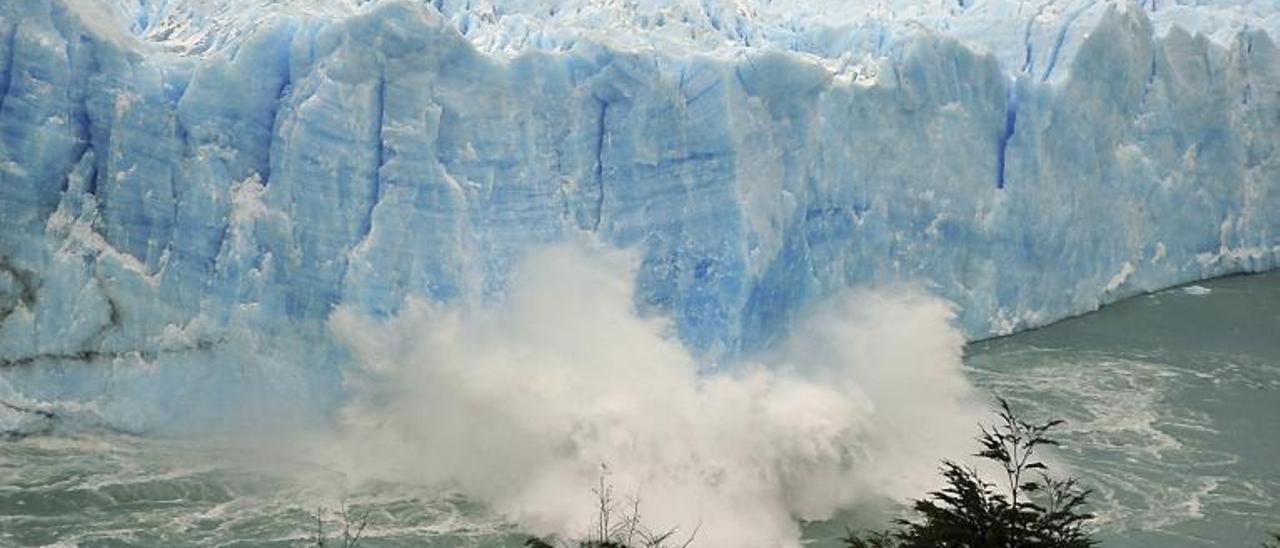 El glaciar Perito Moreno, en Argentina.