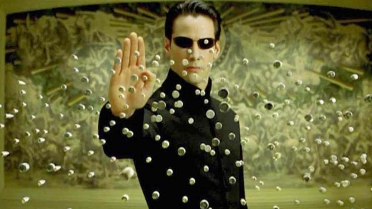 Keanu Reeves, en 'Matrix'.