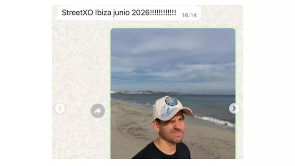 Imagen de una conversación publicada por el chef en sus redes sociales.