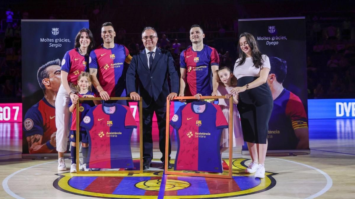 El Barça echará de menos a Sergio Lozano y a Dyego