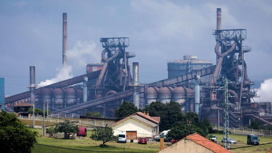 Cabecera siderúrgica de ArcelorMittal en Veriña (Gijón). | Juan Plaza