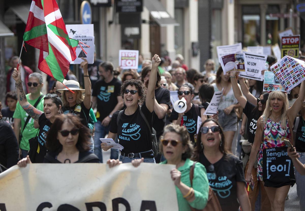 La huelga educativa de València, en imágenes.