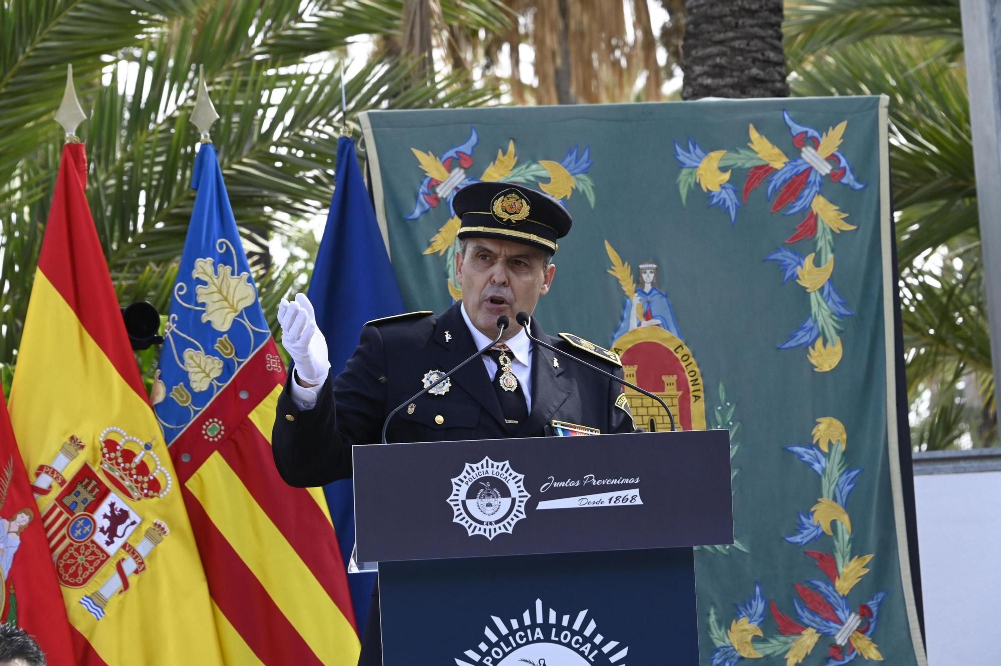 Así ha sido el acto del patrón de la Policía Local de Elche