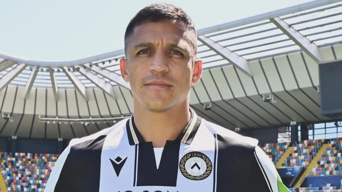 Alexis Sánchez, presentado como jugador del Udinese