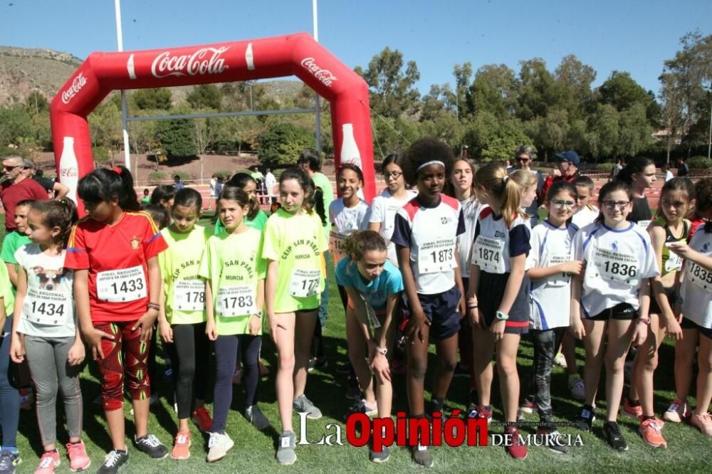 Final Cross Escolar de Lorca. Alevín femenino