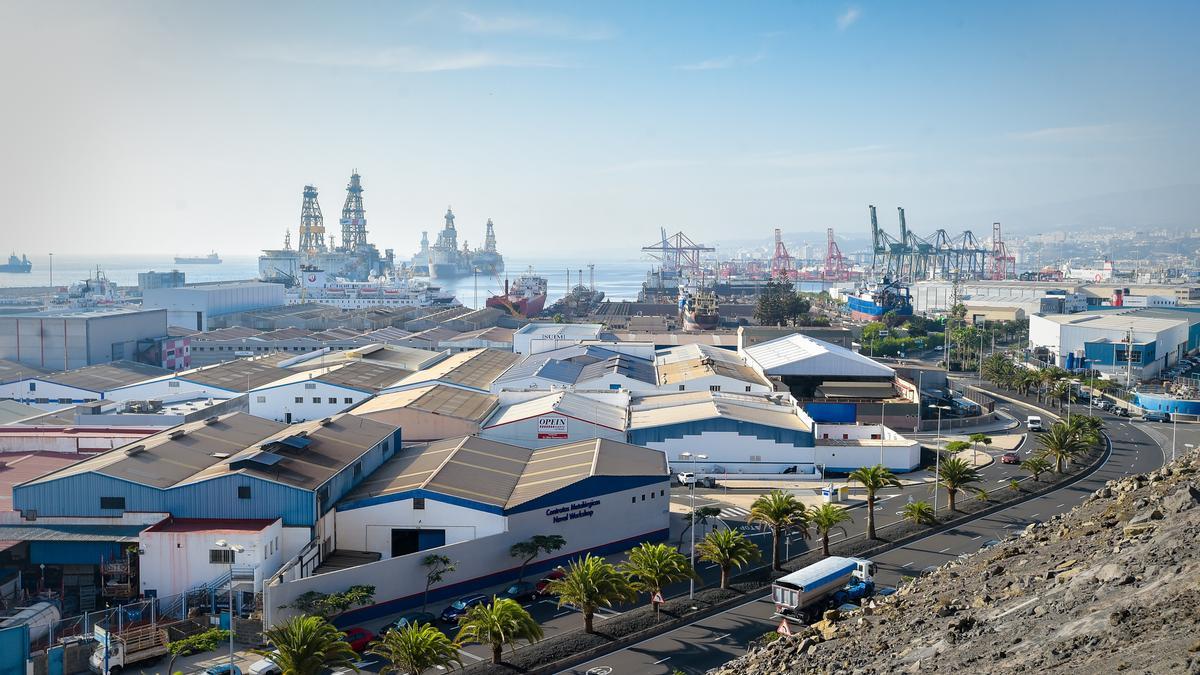 Los recintos portuarios capitalinos están presentes en los proyectos canarios. En la imagen, el Puerto de La Luz.