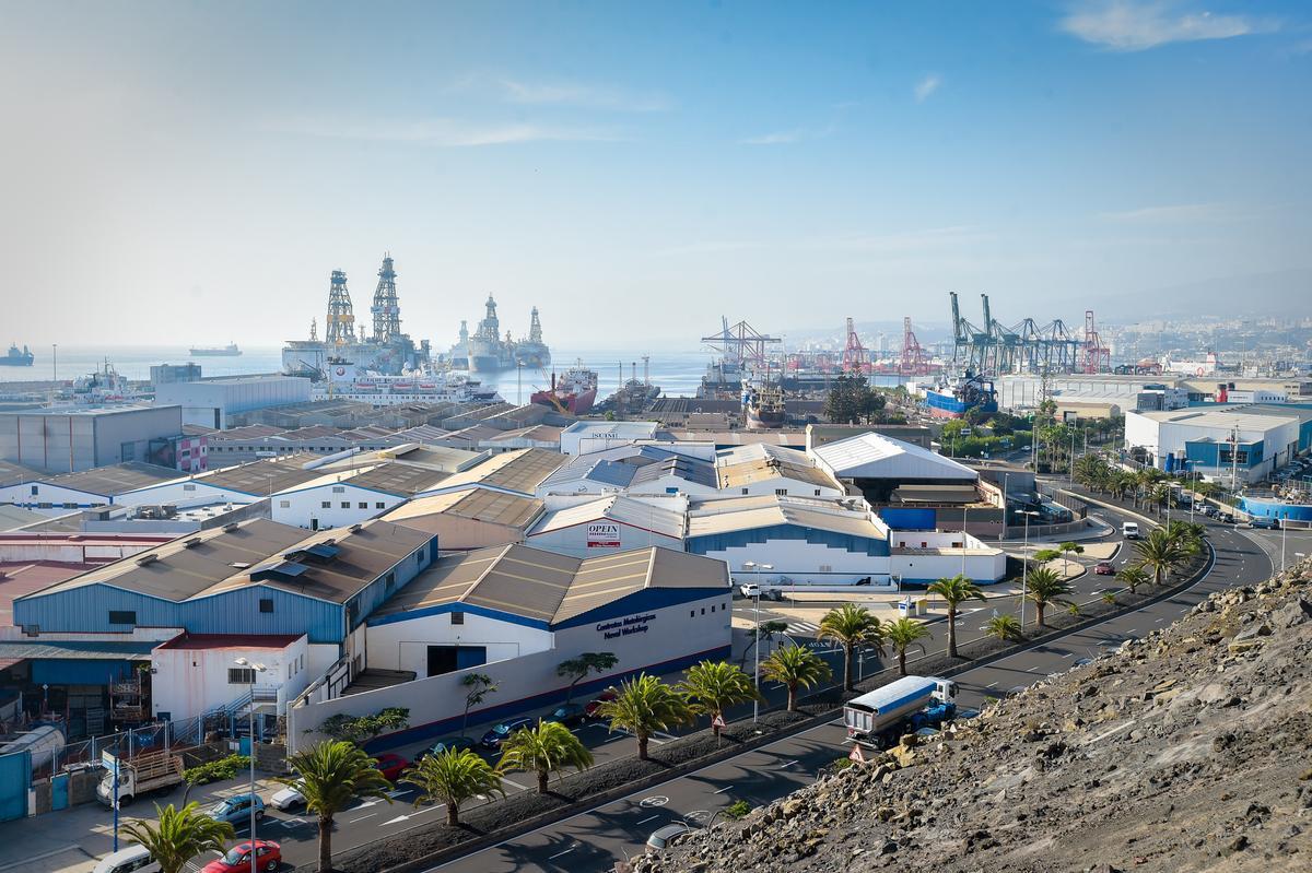 Los recintos portuarios capitalinos están presentes en los proyectos canarios. En la imagen, el Puerto de La Luz.