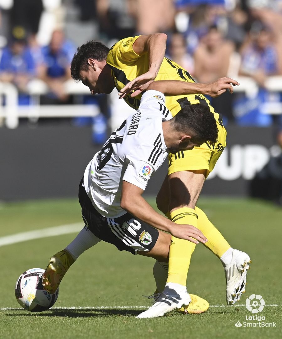 Las mejores imágenes del empate del Real Oviedo en Burgos