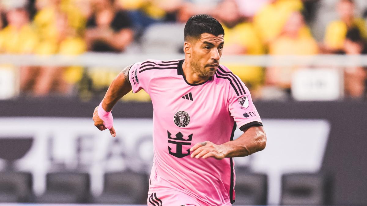 Luis Suárez, durante el duelo de la Leagues Cup ante Columbus Crew