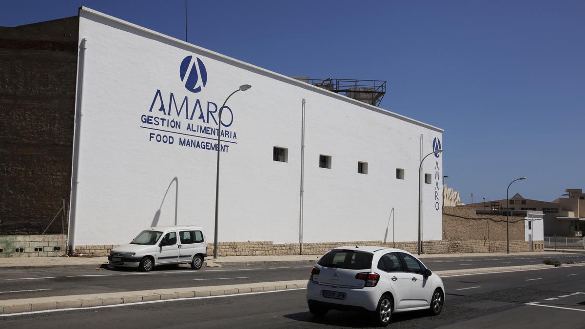 La nave del Grupo Amaro en la ciudad de Alicante.