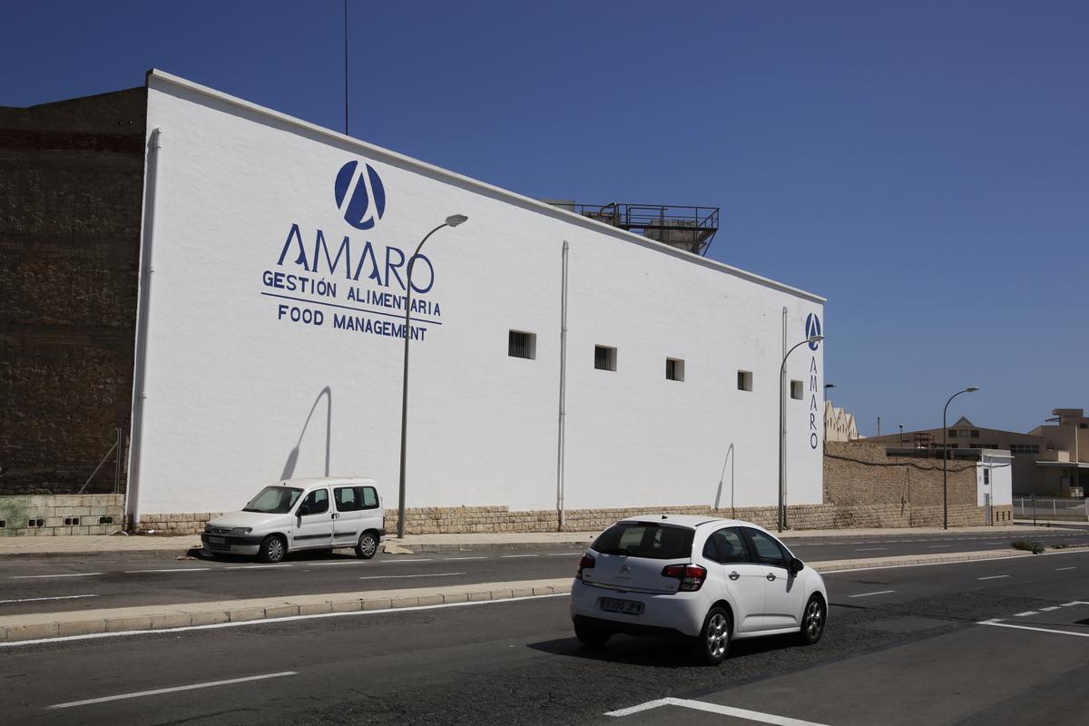 La nave del Grupo Amaro en la ciudad de Alicante.