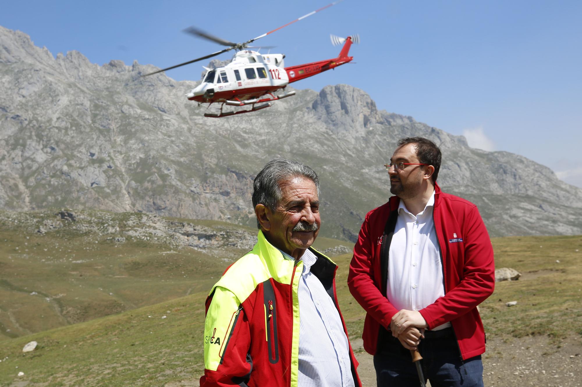 EN IMÁGENES: Así ha sido el simulacro de rescate en los Picos de Europa