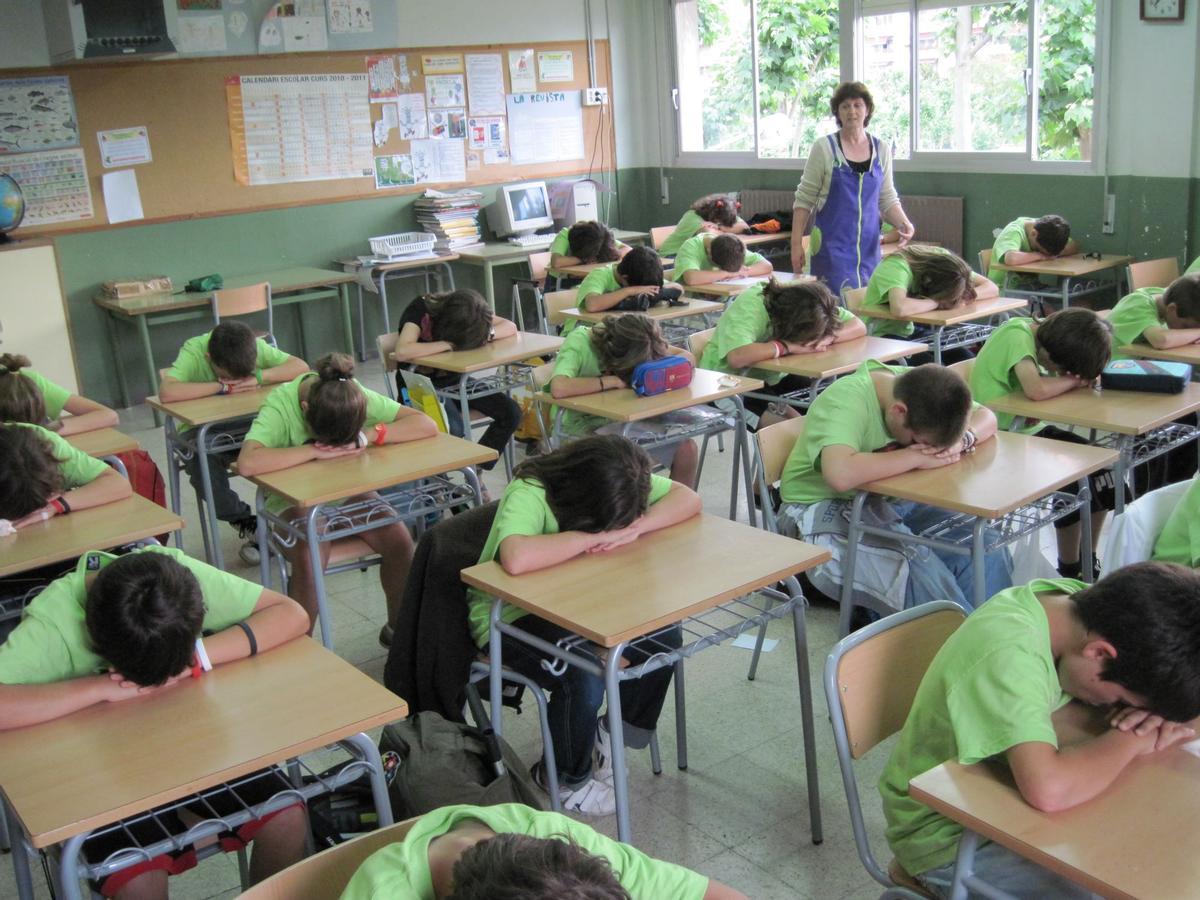 Utilització de tècniques de relaxació a l'aula