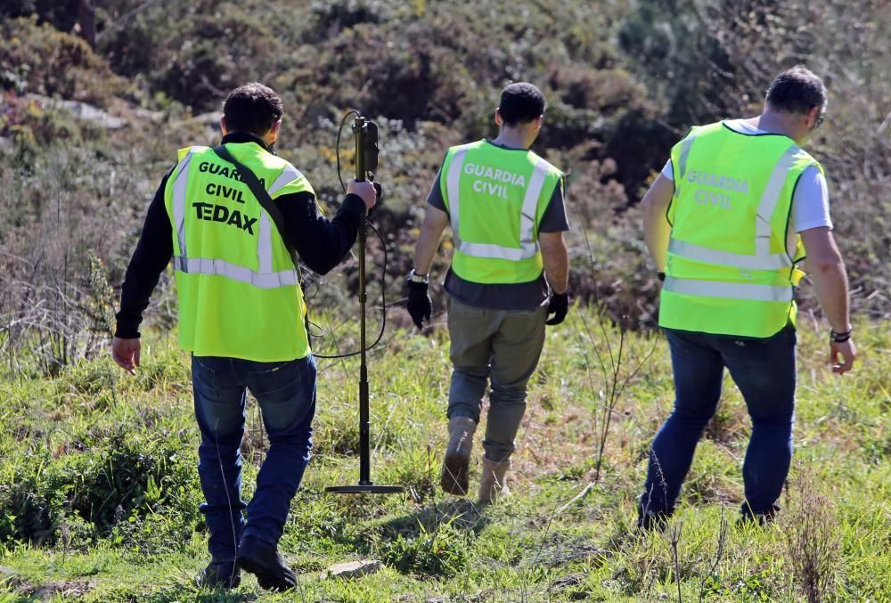 Búsqueda de pruebas en el caso de Baiona