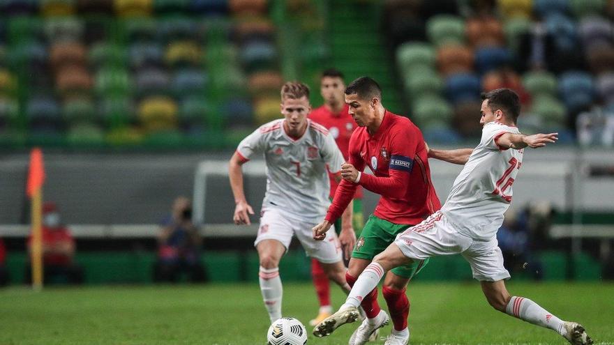 España empata en Portugal con buen juego pero sin gol