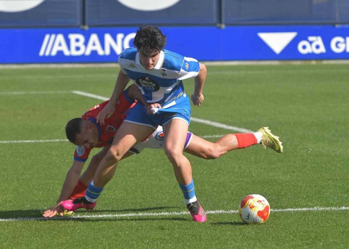 Victoria de equipo grande para el Fabril ante el Numancia (2-1)