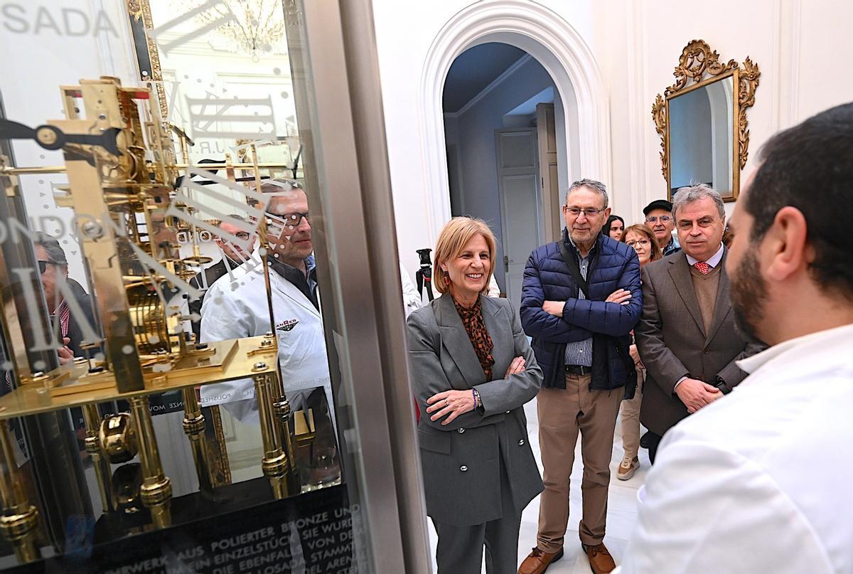 Visitantes en el Palacio Museo del Tiempo de Jerez de la Frontera.