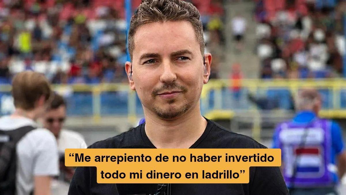 Jorge Lorenzo, expiloto de MotoGFP: "Con 2 millones de euros puedes cogerte 10 apartamentos que te pagan una media de 1.000, son 10.000 al mes y asegurados para siempre"