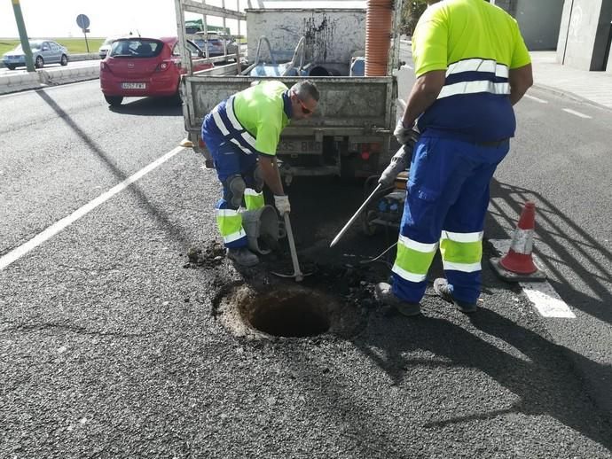 Retenciones en la Avd. Marítima sentido sur