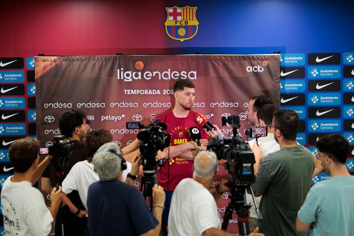 Joel Parra, jugador del Barça