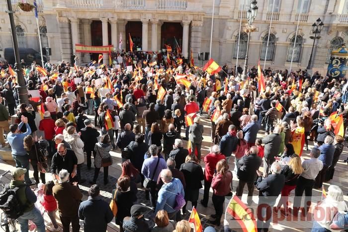 Concentración 'España existe' en Cartagena