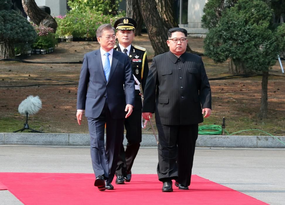 Encuentro entre Kim Jong-un y Moon Jae-in