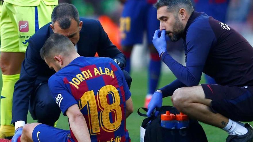 La lesión de Jordi Alba.