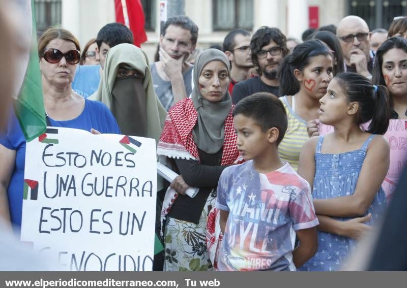 GALERÍA DE FOTOS - Castellón clama contra los bombardeos en Palestina