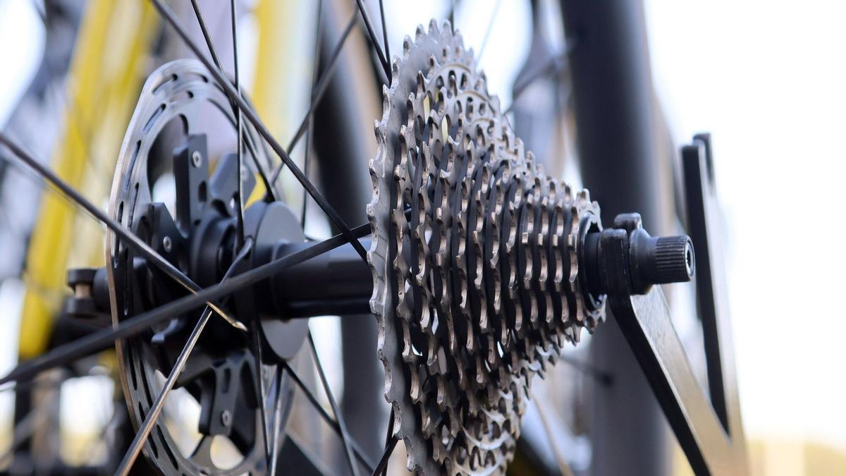 La cadena d'una bicicleta