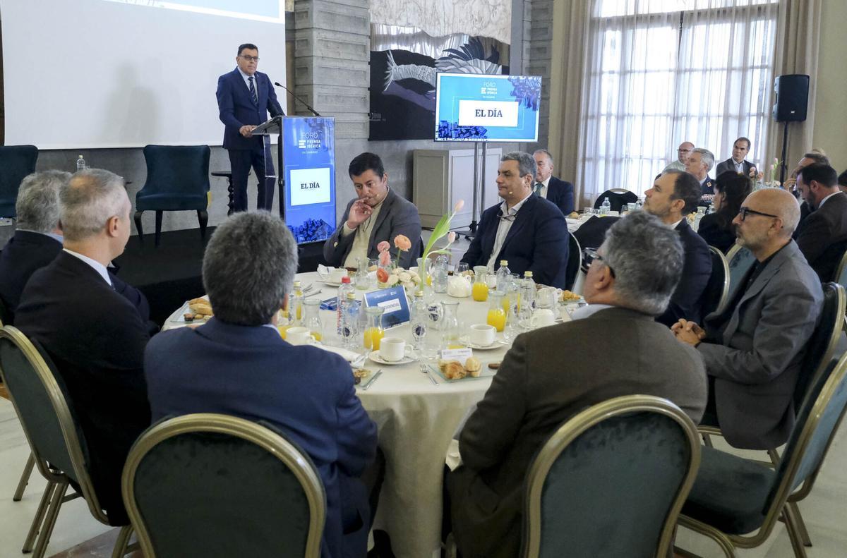 Manuel Miranda interviene en el Foro de Prensa Ibérica en Las Palmas de Gran Canaria