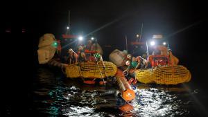 Rescate de Médicos Sin Fronteras en el Mediterráneo central.