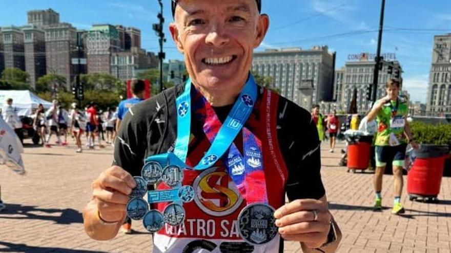 El cartagenero Carlos Ortiz completa los Majors del maratón