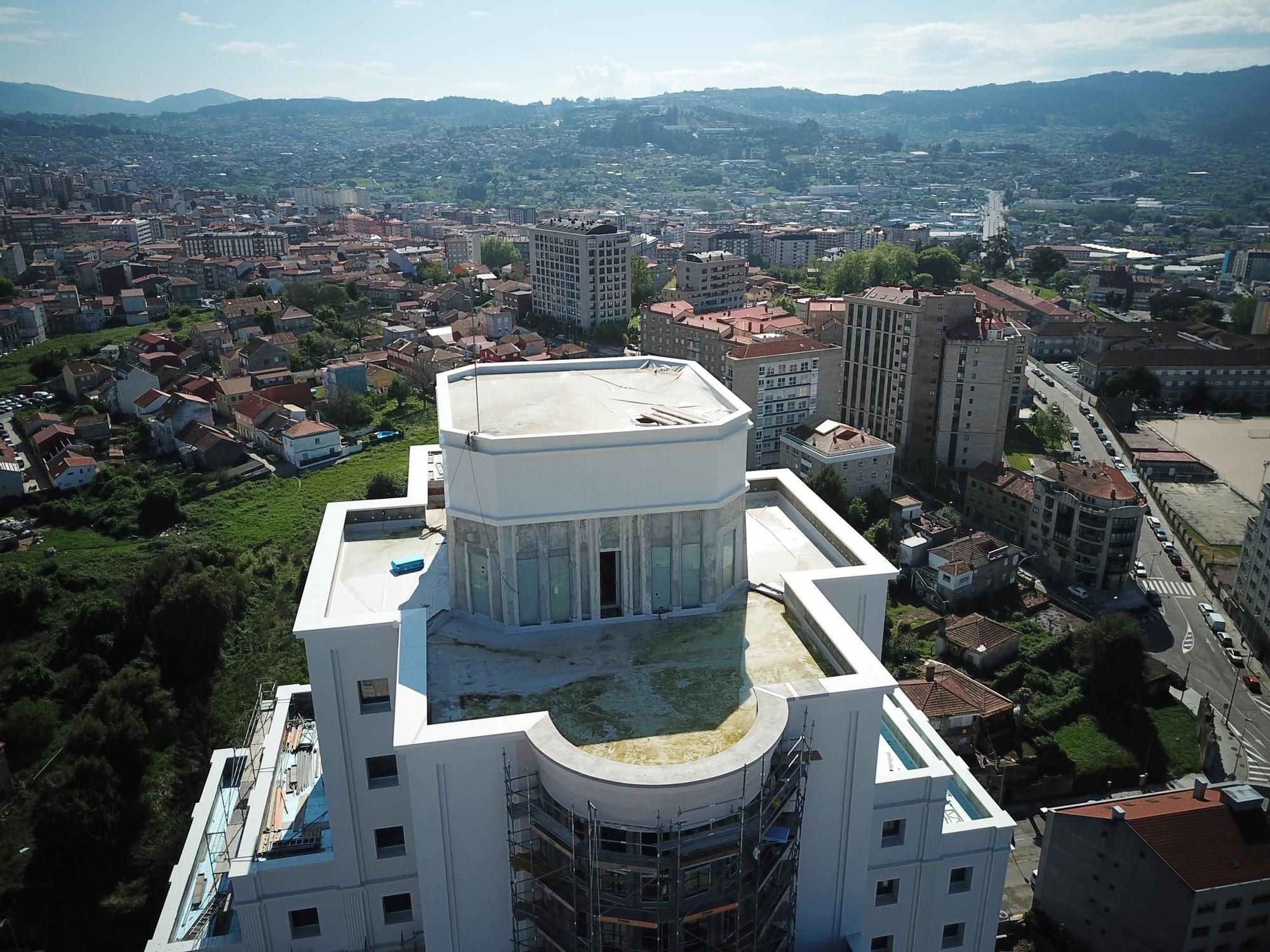 Así se ve Vigo desde la cúpula del Pirulí