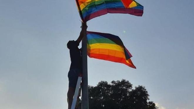 Bandera LGTBI.