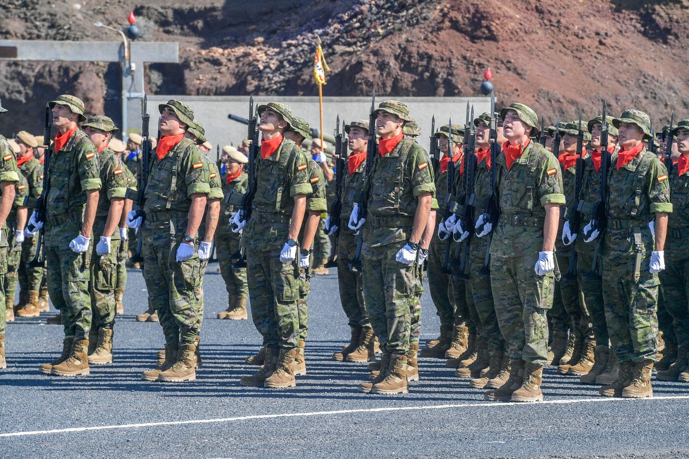 Celebración del día de la patrona de Infantería en Las Palmas de Gran Canaria