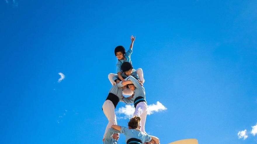 Un dels castells aixecats per la colla empordanesa