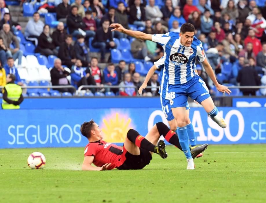 El Dépor le gana al Mallorca 1-0 en el descuento