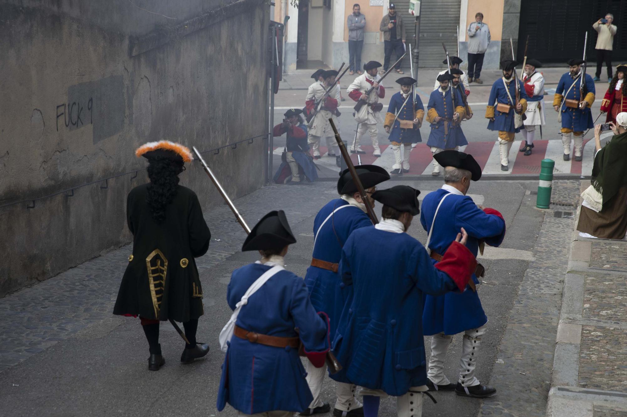 Arbúcies recrea el tradicional Combat de fa més de 300 anys