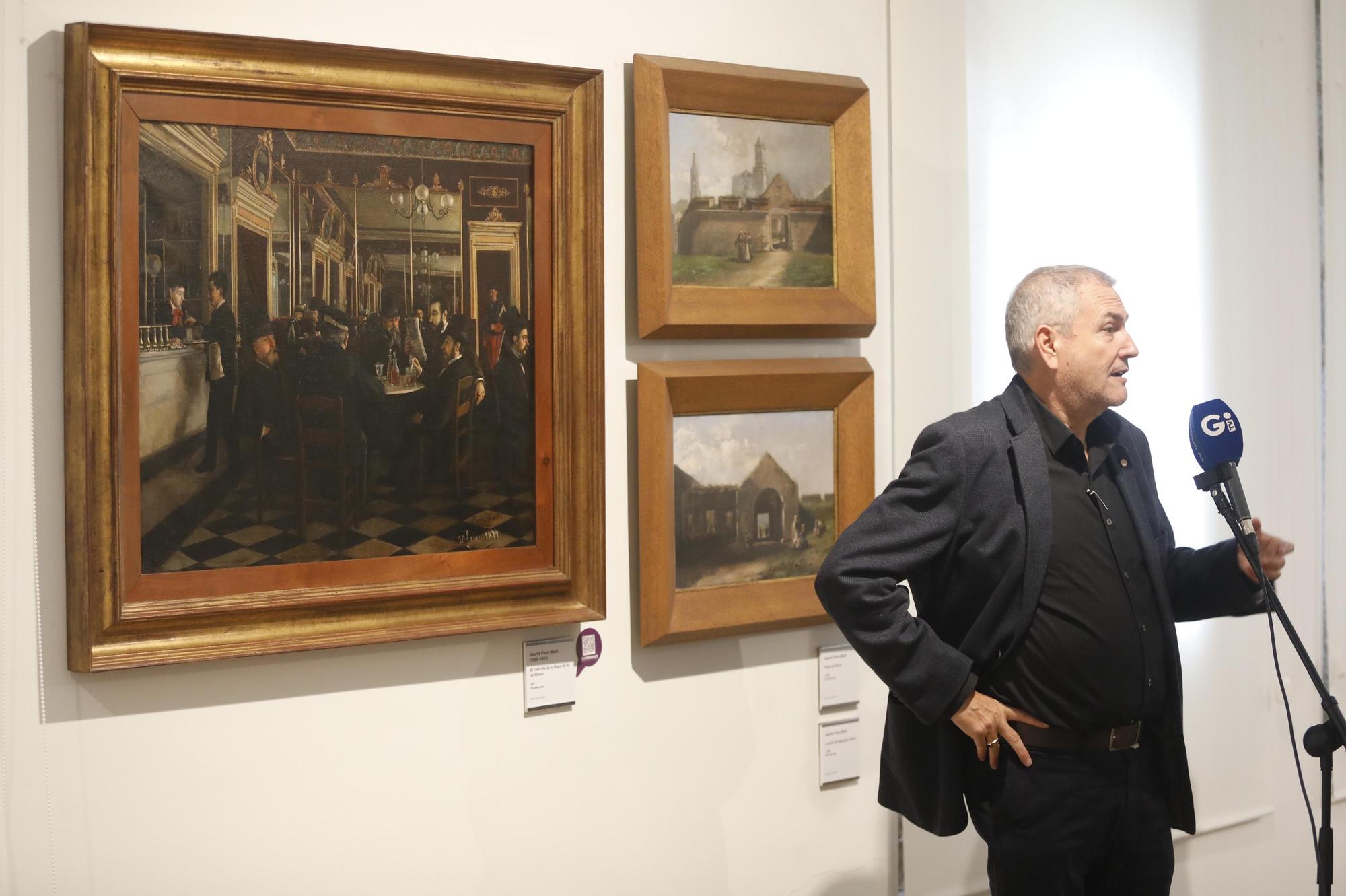 El Museu d’Art torna la llum a «El cafè Vila» de Jaume Pons Martí